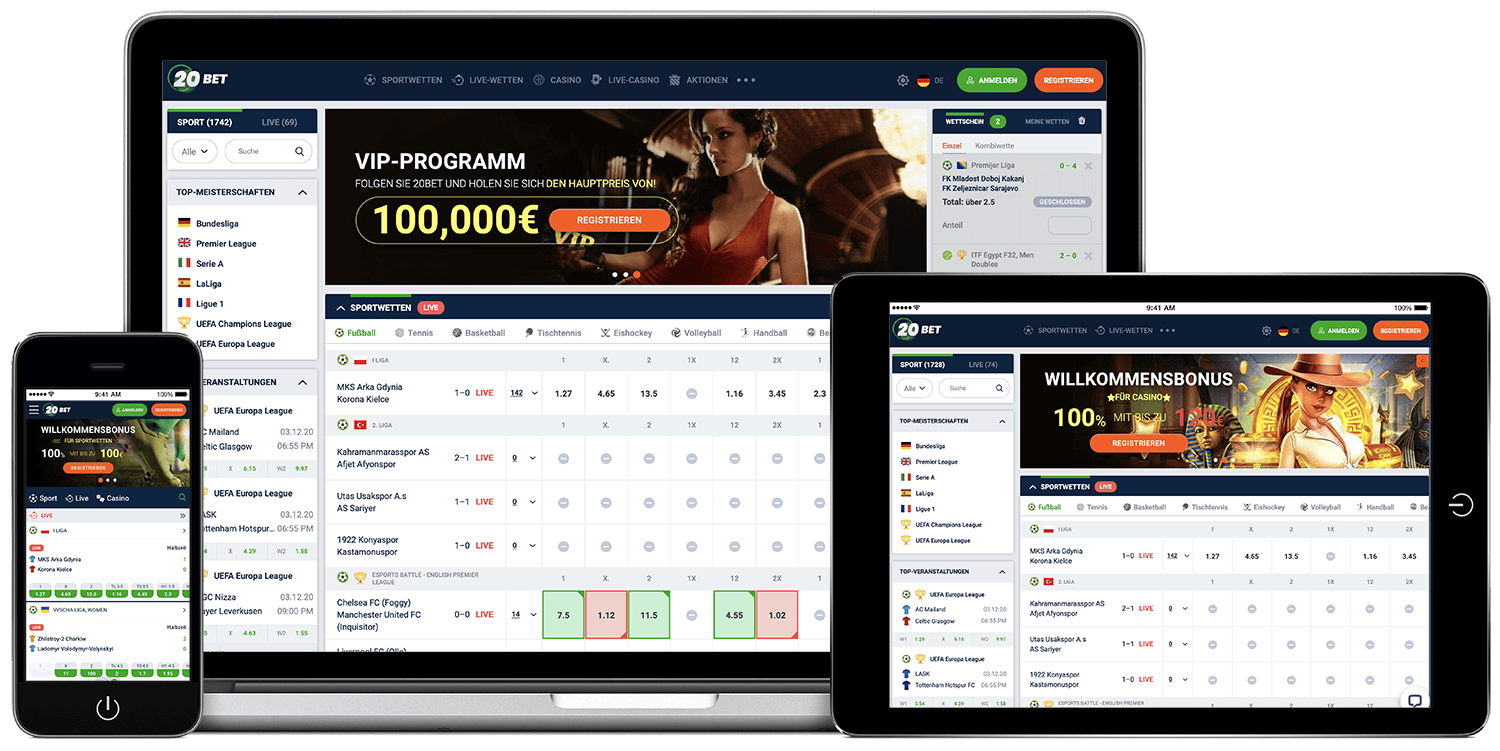 20bet Website