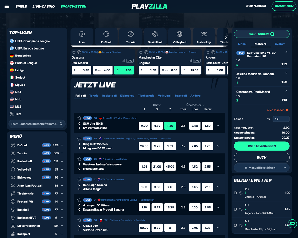 PlayZilla Website