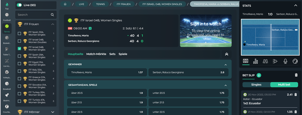 Vave Livewetten